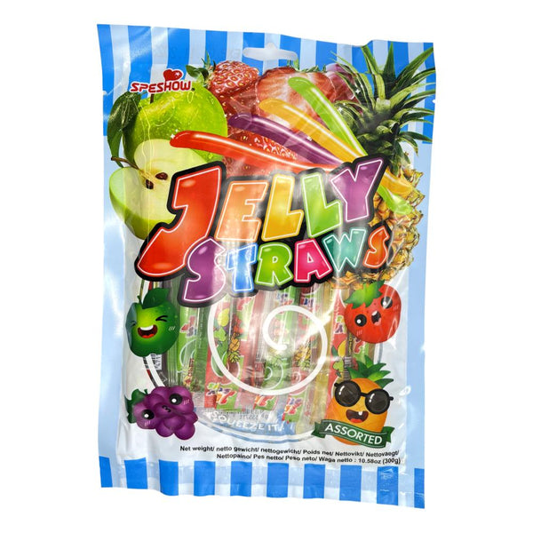 Jelly Straws Assorted 300g